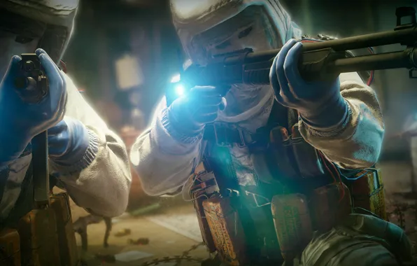 Дробовик, siege, террористы, rainbow six