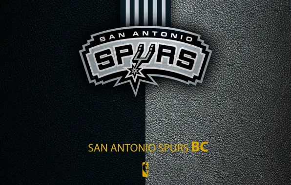 Wallpaper, sport, logo, basketball, NBA, San Antonio Spurs
