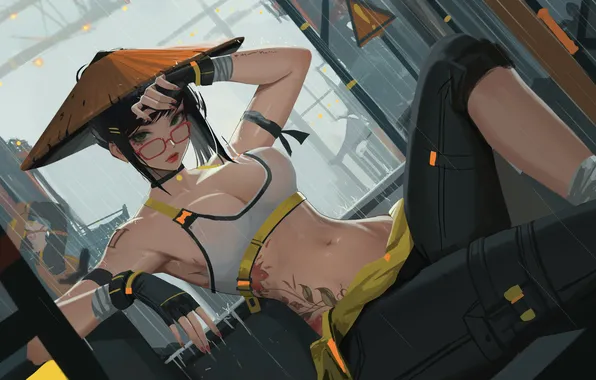 Картинка artwork, workers, drawing, anime girls, original characters, inked girls, Neor Art