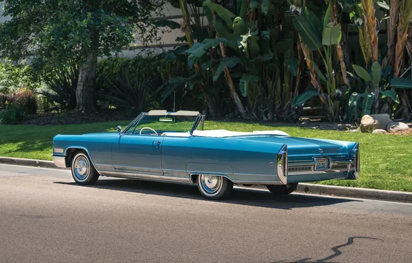 Eldorado, Cadillac, 1966, ретро автомобили, Convertible, Fleetwood, retro cars, Cadillac Fleetwood Eldorado