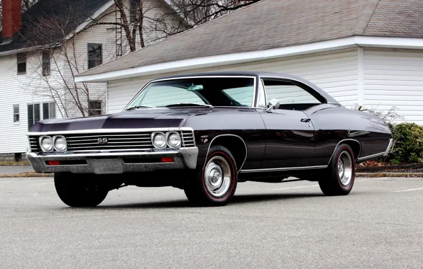 Картинка купе, Chevrolet, шевроле, Coupe, 1967, Impala, Hardtop, импала