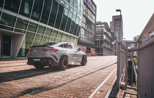 Mercedes-Benz, Mercedes, Brabus, Coupe, Grey, Rear, GLE, 2021