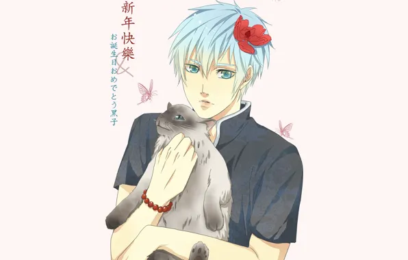 Арт, парень, Баскетбол Куроко, Kuroko no Baske, Куроко Тецуя