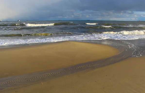 Beach, sea, ocean
