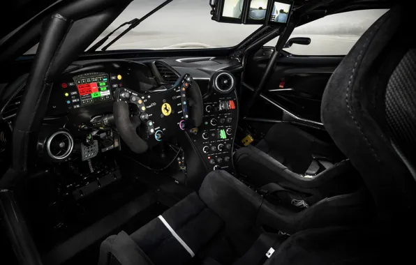 Картинка Ferrari, car interior, Ferrari KC23