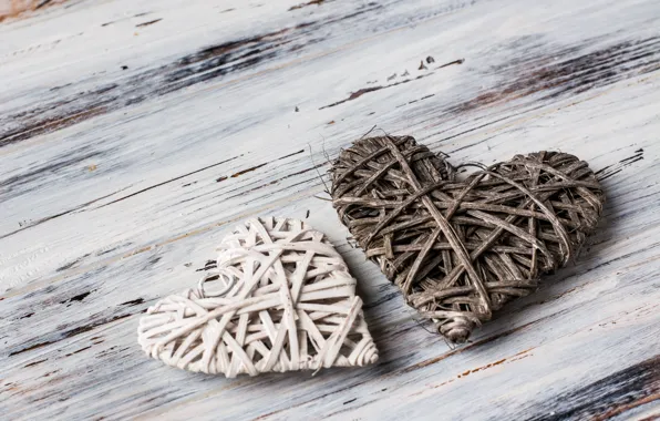 Картинка любовь, сердце, сердечки, love, wood, romantic, hearts, valentine's day