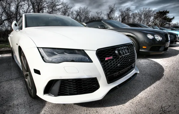 Картинка audi, white, RS7