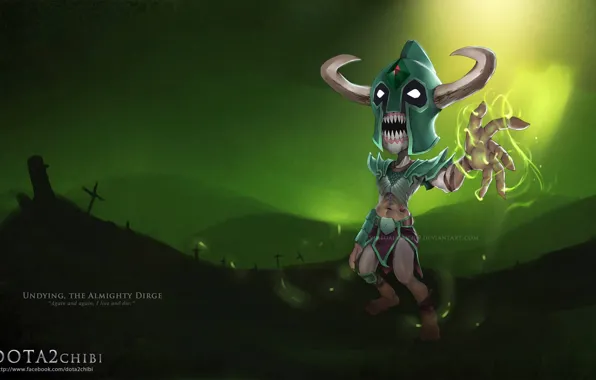 Chibi, dota 2, undying, virtualman209, dirge