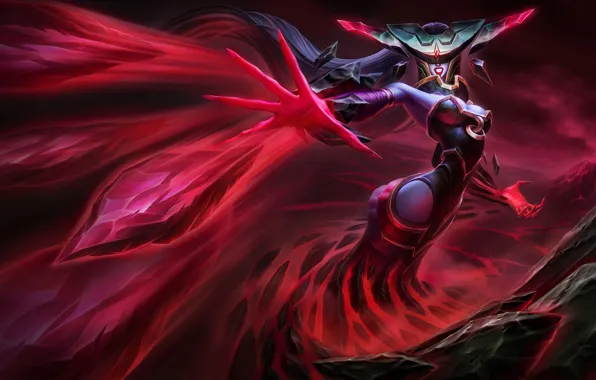 Картинка League of Legends, Ice Witch, lissandra, bloodstone