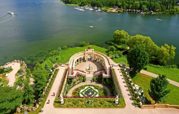 Картинка Castle, Schwerin, Pomerania, Mecklenburg, Orangery