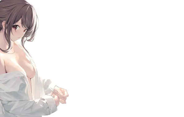 Kawaii, girl, sexy, brown hair, anime, pretty, brunette, babe