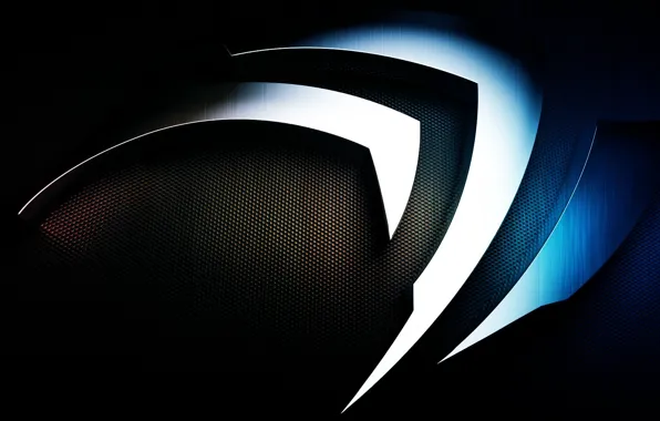 Nvidia, metal, logo, background, brand, technology, metal logo
