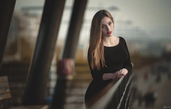 Взгляд, поза, модель, портрет, макияж, фигура, платье, прическа