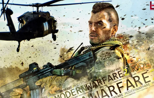 Игра, Call of Duty, modern, warfare 2