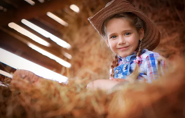 Картинка улыбка, девочка, country style, country kids