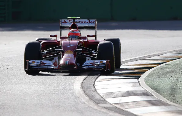 Картинка блеск, ferrari, formula 1, 2014, kimi raikkonen, raikkonen, kimi, f14t