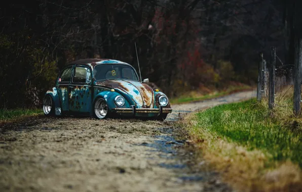 Car, rat rod, volkswagen beetle