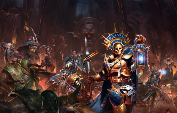 Картинка воины, Warhammer 40 000, Shadows over Hammerhal