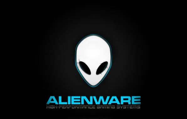 Картинка черный фон, Alienware, high-performance gaming systems, высокопроизводительные игровые системы