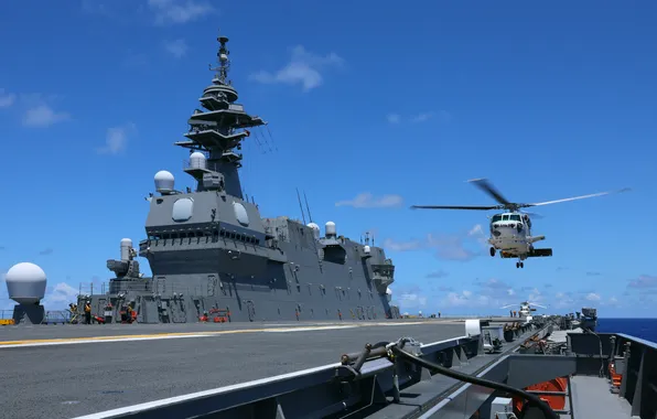 DDH-183, JS Izumo, эсминец - вертолетоносец