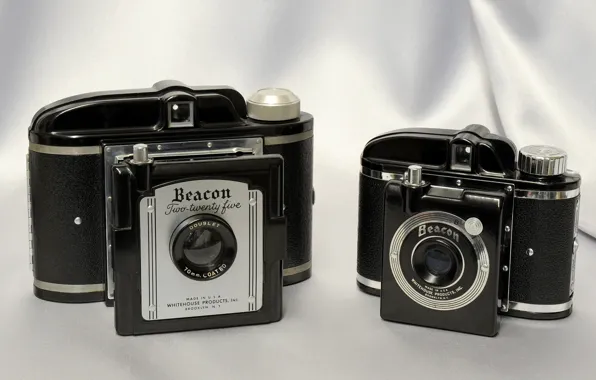 Картинка фотоаппараты, корпуса, объективы, диафрагмы, ретростиль, Beacon Lentille, Beacon 225