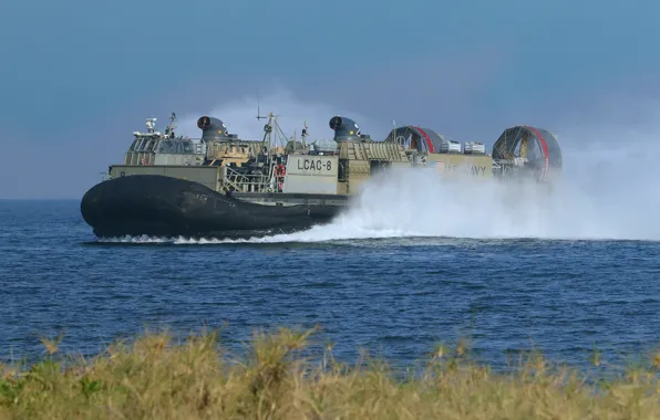 ВМС, десантный корабль на воздушной подушке, LCAC-8