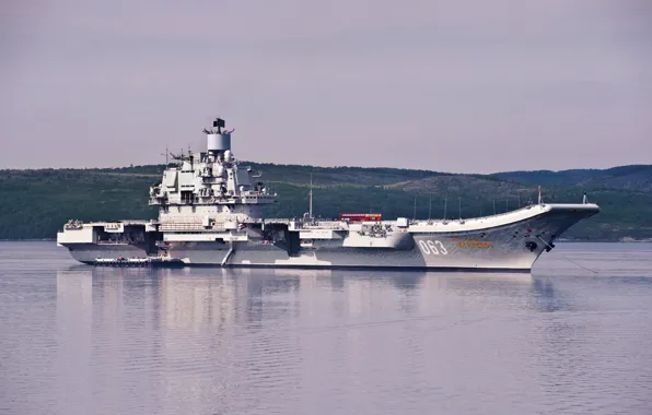 Картинка крейсер, тяжелый, авианесущий, Северный Флот, Адмирал Флота Советского Союза Кузнецов