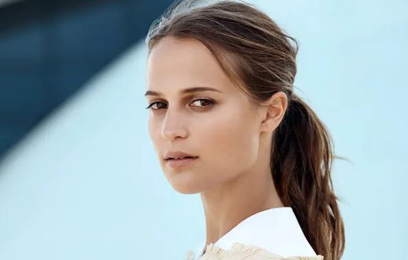 Портрет, актриса, шатенка, Marie Claire, 2016, Алисия Викандер, Alicia Vikander, Nick Hudson