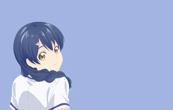 Взгляд, девушка, фон, Shokugeki No Soma