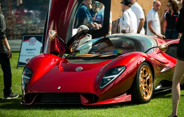 Red, Суперкар, De Tomaso, P72, De Tomaso P72, Ретрокар