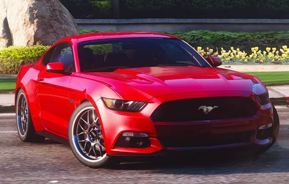 Mustang, Ford, Grand Theft Auto, 2016, GTAV