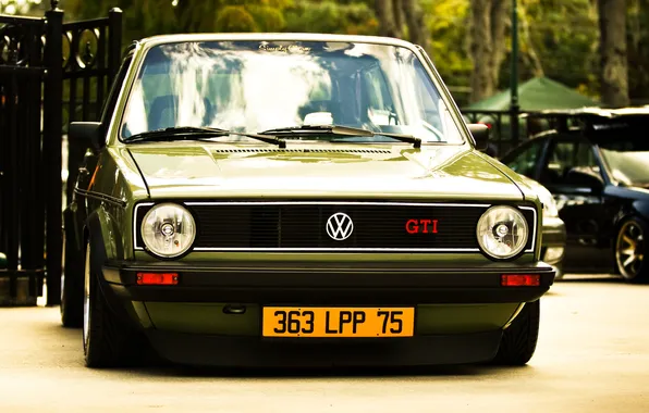 Картинка Volkswagen, тачки, cars, golf, фольксваген, gti, auto wallpapers, авто обои