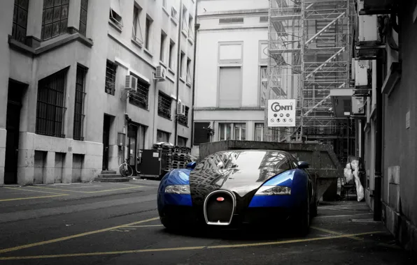 Veyron, bugatti, переулок