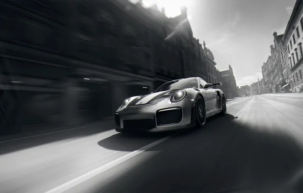 Авто, Машина, Car, Porsche 911, Спорткар, Sportcar, Game Art, Mikhail Sharov