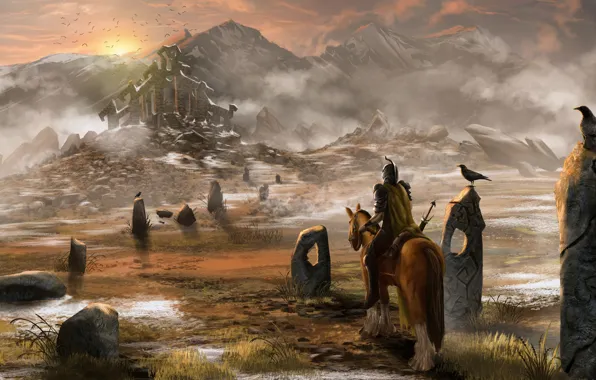 Всадник, epic environment, Raven Temple