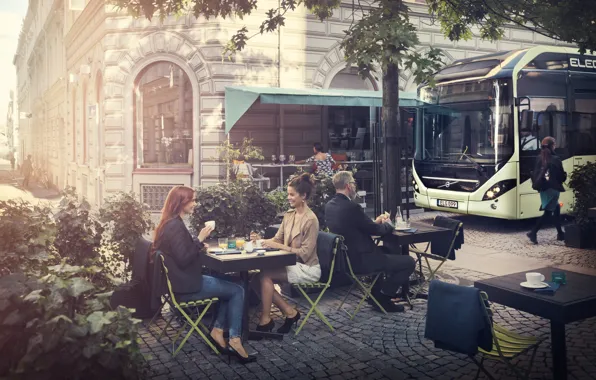 Картинка Volvo, Вольво, Гётеборг, electric bus, Gothenburg, Volvo 7900 Electric, Volvo Buses, электрический автобус