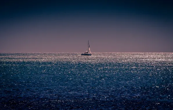 Море, ночь, лодка