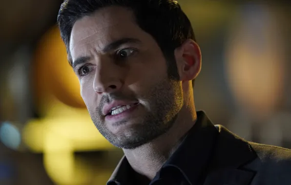 Скачать обои поза, портрет, сериал, телесериал, Lucifer, Tom Ellis ...