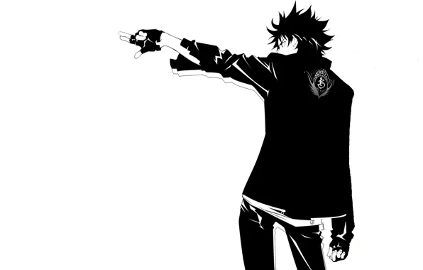 Арт, Аниме, air gear, черное белое., икки