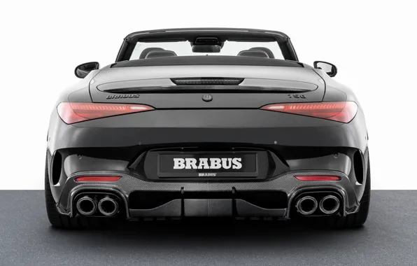 Черный, Мерседес, Brabus, вид сзади, Брабус, 2023, 1 of 25, Mersedes SL