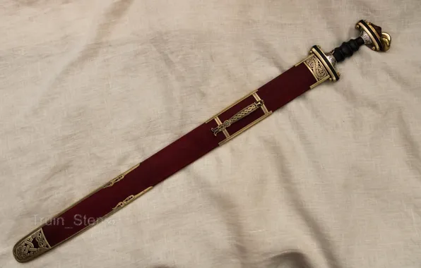 Меч, Sword, Готланд, Вендельская эпоха, Дмитрий Храмцов, Спата, 7 век, Valstenarum