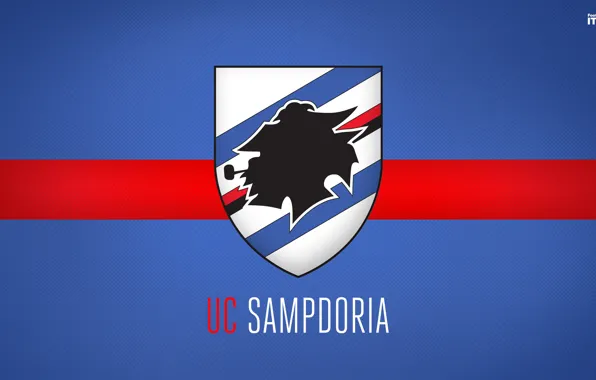 Wallpaper, sport, logo, football, Italia, Serie A, Sampdoria