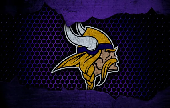 Wallpaper, sport, logo, NFL, american football, Minnesota Vikings
