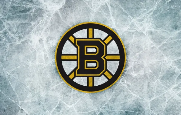 Картинка знак, медведь, Лед, эмблема, Бостон, Boston, NHL, НХЛ