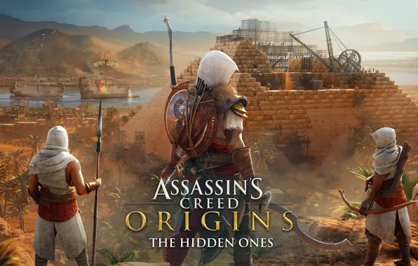 Картинка египет, ассасин, Байек, Assassins Creed Origins, Истоки
