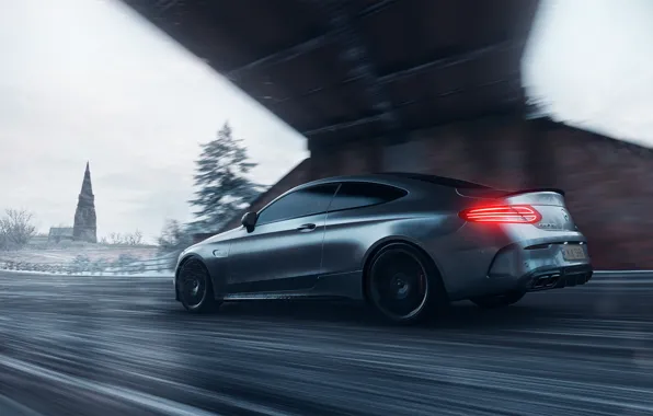 Mercedes, NFS, Need for Speed, AMG, Mercedes AMG, Game Art, C63S, Mikhail Sharov