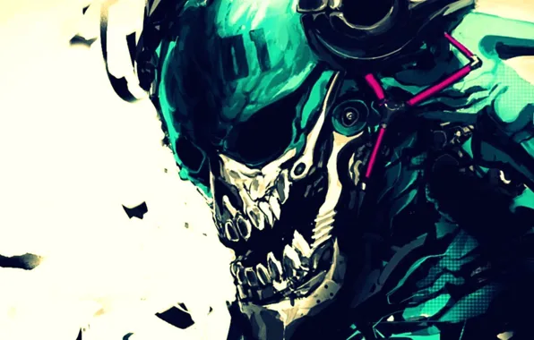 Картинка череп, зубы, Skull