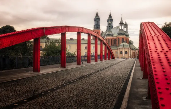 Poland, Poznań, Bishop Jordan Bridge