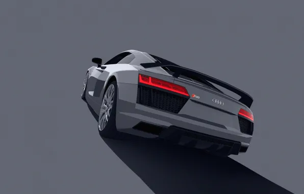 Авто, Машина, Audi R8, Render, Рендеринг, Supercar, Audi R8 V10, Transport & Vehicles