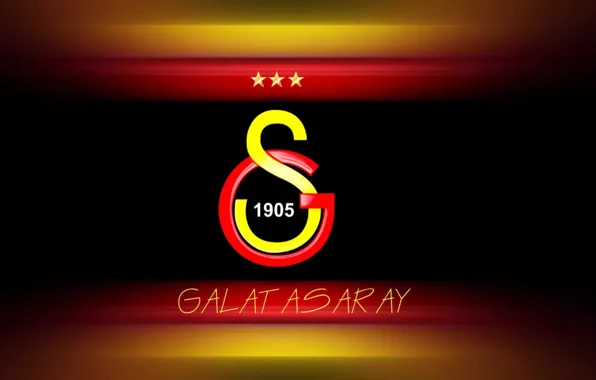 Wallpaper, sport, logo, football, Galatasaray SK